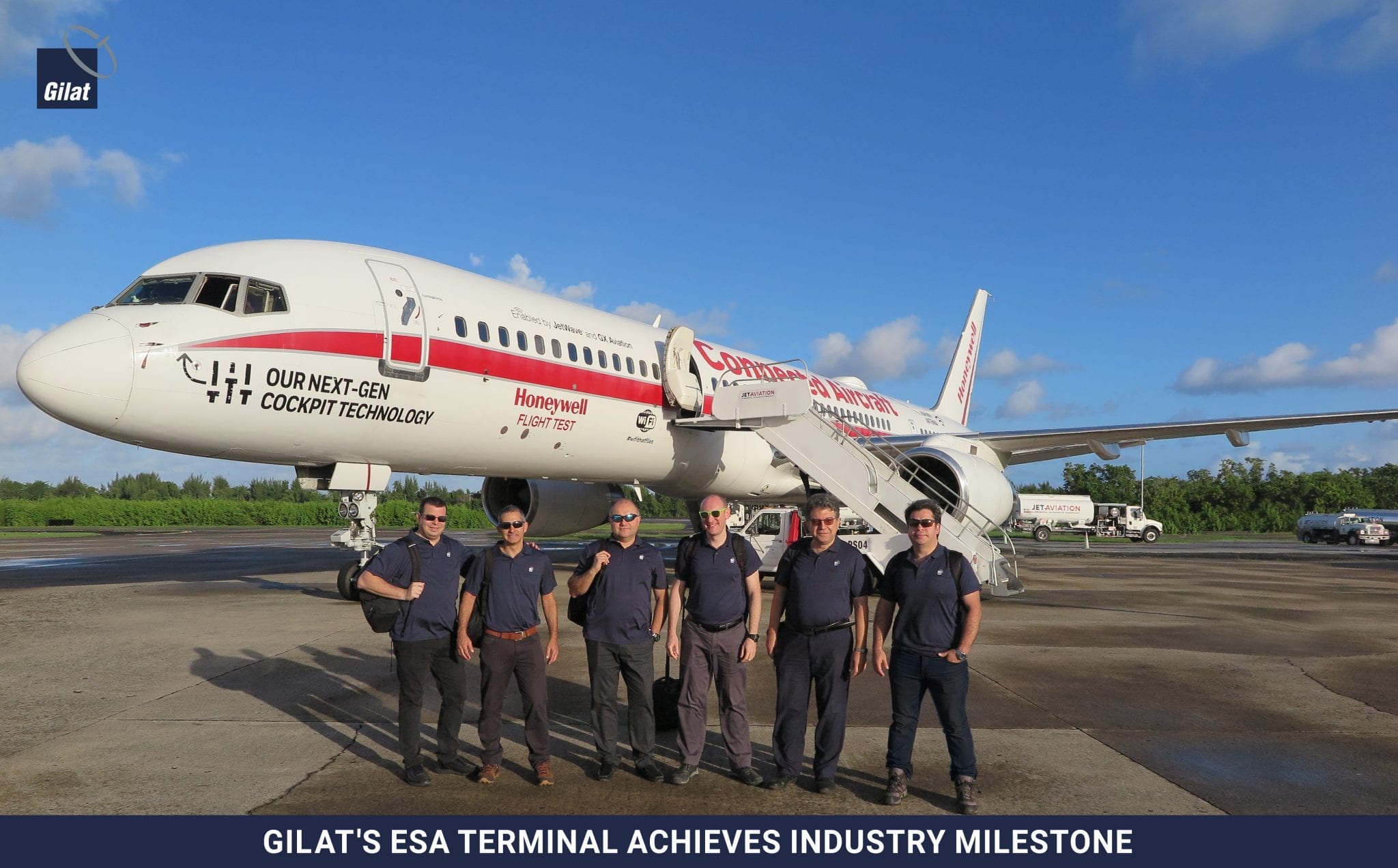 Gilat’s ESA Terminal Demonstrates First-ever In-Flight Operation on Commercial Aircraft